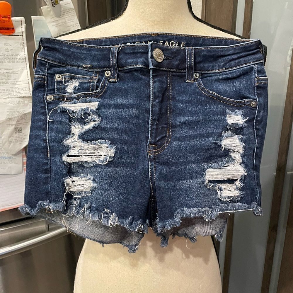 American Eagle Distressed Jean Shorts